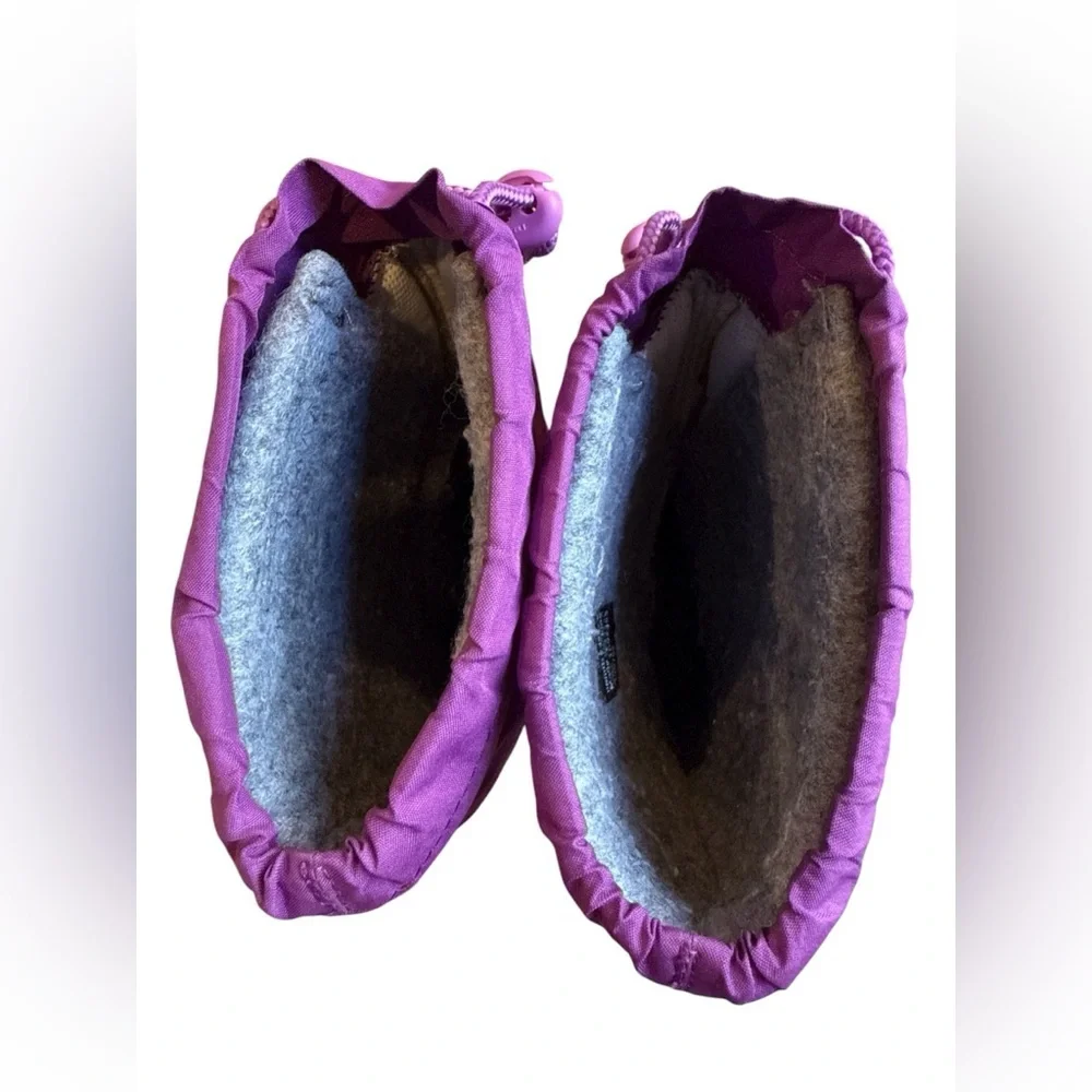 L.L. Bean Kids Purple and Gray Boots